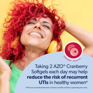 AZO Cranberry Urinary Tract Health Dietary Supplement, 120 Count - Image 6