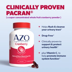 AZO Cranberry Urinary Tract Health Dietary Supplement, 120 Count - Image 7