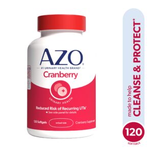 AZO Cranberry Urinary Tract Health Dietary Supplement, 120 Count - Image 10