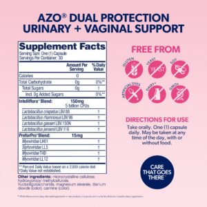 AZO Dual Protection Urinary and Vaginal Support*, with Intelliflora Blend, 30 Count - Image 10
