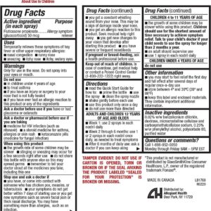 HealthA2Z® Fluticasone Propionate Nasal Spray | 240 Sprays | 50 mcg per Spray | 24 Hour Allergy Relief | 120 Sprays x 2 Pack | Relief from Nasal Congestion | Runny Nose | Sneezing - Image 14