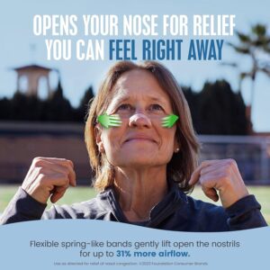 Breathe Right Original Nasal Strips, Tan, Large, 30 Count - Image 3