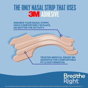 Breathe Right Original Nasal Strips, Tan, Large, 30 Count - Image 5