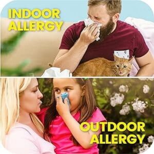 HealthA2Z Allergy Relief | Fexofenadine Hydrochloride 180mg | Antihistamine | Non-Drowsy |120 Caplets - Image 6