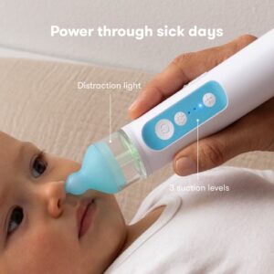 Frida Baby Electric NoseFrida Nasal Aspirator for Baby and Toddler, Upgraded Nasal Aspirator for Congestion Relief, 0+ Months - Image 3