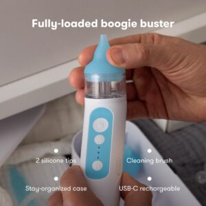 Frida Baby Electric NoseFrida Nasal Aspirator for Baby and Toddler, Upgraded Nasal Aspirator for Congestion Relief, 0+ Months - Image 5