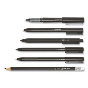 Tru Red TR57320 0.5 mm Blue Roller Ball Pen Stick - Pack of 3 - Image 2