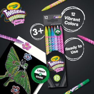 Crayola Bold and Bright Twistables Colored Pencils, 12 Count, Back to School Supplies, Child - Image 6
