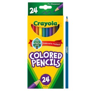 Crayola Colored Pencils, Assorted Colors, Pre-Sharpened, Adult Coloring, 24 Count - Image 3