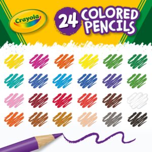 Crayola Colored Pencils, Assorted Colors, Pre-Sharpened, Adult Coloring, 24 Count - Image 6