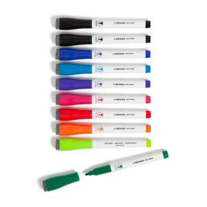 U Brands Dry Erase Markers, Bullet Tip, Medium Point, Multi-Color, 10 Count - Image 4