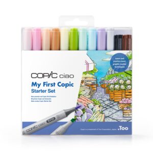 Copic COPIC Ciao Marker My First Copic Starter Set, 12-Piece Set - Image 1