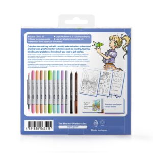 Copic COPIC Ciao Marker My First Copic Starter Set, 12-Piece Set - Image 2