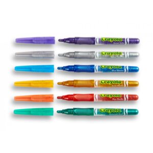 Crayola Glitter Markers, 6-Colors - Image 3