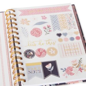 Pen+Gear 6.4x8 Hardcover Journal, Floral,Includes Sticker Sheet and Heavy-Duty Pocket,Twin-Wire Spiral Bound,For All Ages - Image 6