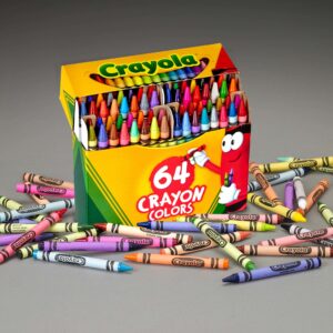 Crayola Crayons with Sharpener, 64 Ct, Back to School Supplies, Classroom Must Haves for Teachers, Arts and Crafts, Coloring Gift for Kids, Ages 4, 5, 6, 7 - Image 8