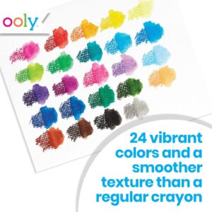 OOLY Smooth Stix, 24 Watercolor Gel Crayons for Kids, Paintbrush Included - Image 6