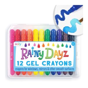 OOLY Smooth Stix, 24 Watercolor Gel Crayons for Kids, Paintbrush Included - Image 8