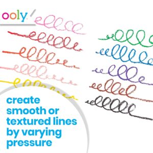 OOLY Smooth Stix, 24 Watercolor Gel Crayons for Kids, Paintbrush Included - Image 10