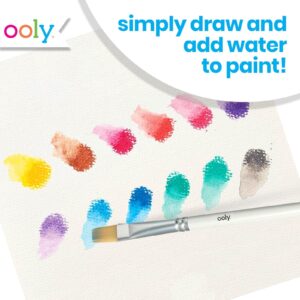 OOLY Smooth Stix, 24 Watercolor Gel Crayons for Kids, Paintbrush Included - Image 15