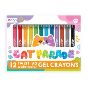 OOLY Smooth Stix, 24 Watercolor Gel Crayons for Kids, Paintbrush Included - Image 21