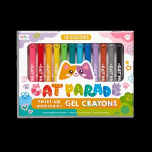 OOLY Smooth Stix, 24 Watercolor Gel Crayons for Kids, Paintbrush Included - Image 27