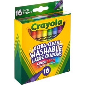Crayola Washable Large Color MAx Crayons (16 Count - Image 4