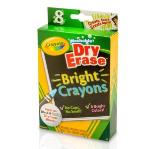 Crayola Toxic Washable Dry Erase Crayon 8 Count - Image 3