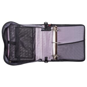 Case•it Mighty Zip Tab, Zip Binder w/ 5-Sub. File, Black, 3" Cap., 12.99"H x 13.11" W x 3"L,D-156-B - Image 6