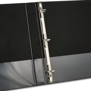 Pen+Gear Durable View 1-inch D-Ring Binders, 4 Count, Black - Image 4