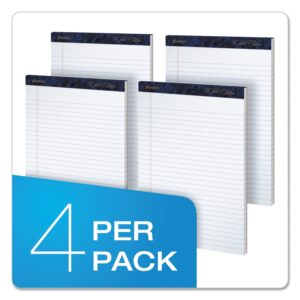 Ampad Gold Fibre Ruled Writing Pads Letter 8.5 x 11.75 White 50 Sheets 4 Pack - Image 5
