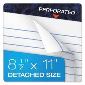 Ampad Gold Fibre Ruled Writing Pads Letter 8.5 x 11.75 White 50 Sheets 4 Pack - Image 7