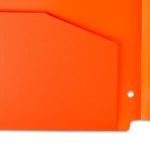 Pen+Gear 2-Pocket Poly Folder, Orange - Image 3