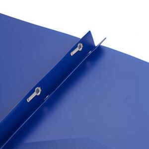 Multicolor Plastic Two Pocket Folders with Prongs, 6 Pack - Image 9