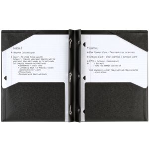 Five Star Stay-Put Plastic and Prong Folder, Harvest Yellow (340300E-WMT22) - Image 10
