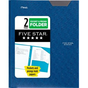 Five Star Stay-Put Plastic and Prong Folder, Harvest Yellow (340300E-WMT22) - Image 17