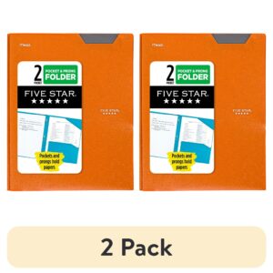 Five Star Stay-Put Plastic and Prong Folder, Harvest Yellow (340300E-WMT22) - Image 25