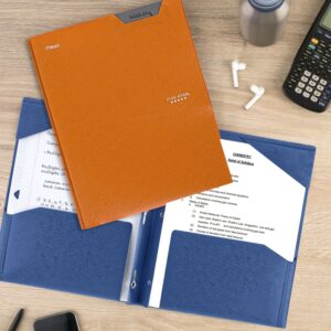 Five Star Stay-Put Plastic and Prong Folder, Harvest Yellow (340300E-WMT22) - Image 31