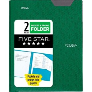 Five Star Stay-Put Plastic and Prong Folder, Harvest Yellow (340300E-WMT22) - Image 34
