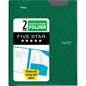 Five Star Stay-Put Plastic and Prong Folder, Harvest Yellow (340300E-WMT22) - Image 35
