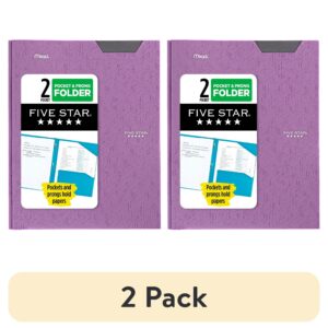 Five Star Stay-Put Plastic and Prong Folder, Harvest Yellow (340300E-WMT22) - Image 43