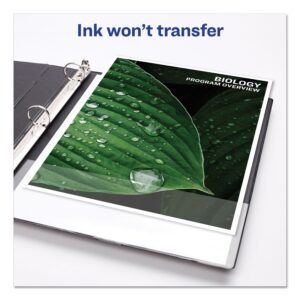 Avery Durable View Binder with Durahinge and 3 Slant Rings, 3" Capacity, 11x8.5, White - Image 5