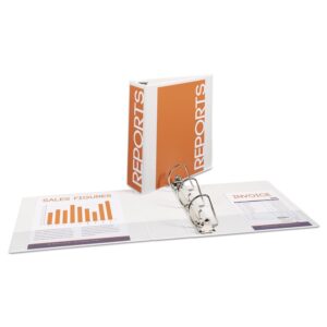 Avery Durable View Binder with Durahinge and 3 Slant Rings, 3" Capacity, 11x8.5, White - Image 7