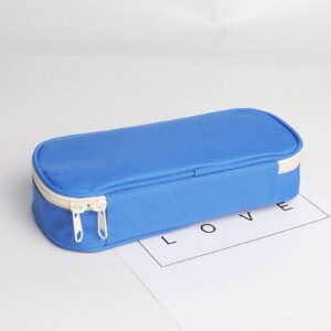 Danhjin Creative Pencil Case Oxford Large Capacity Student Pencil Case Cloth Bag Storage Pouch Marker Pen Stationery Organizer Bag Holder with Zipper for Middle High School & Office Boy Girl Teen - Image 5