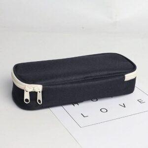Danhjin Creative Pencil Case Oxford Large Capacity Student Pencil Case Cloth Bag Storage Pouch Marker Pen Stationery Organizer Bag Holder with Zipper for Middle High School & Office Boy Girl Teen - Image 7