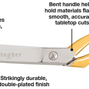Fiskars Gold Handle Knife Edge Bent Shears (8-inch), Stainless Steel, 1 Count - Image 3