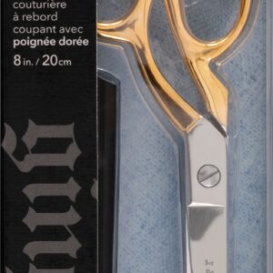 Fiskars Gold Handle Knife Edge Bent Shears (8-inch), Stainless Steel, 1 Count - Image 6