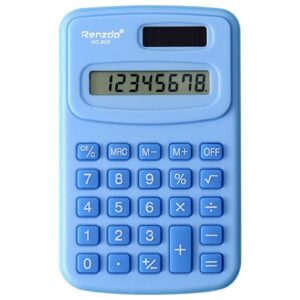 WICVIK Mini 4-Function Handheld Calculator, Multicolor - Image 8