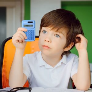 WICVIK Mini 4-Function Handheld Calculator, Multicolor - Image 9