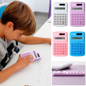 WICVIK Mini 4-Function Handheld Calculator, Multicolor - Image 14